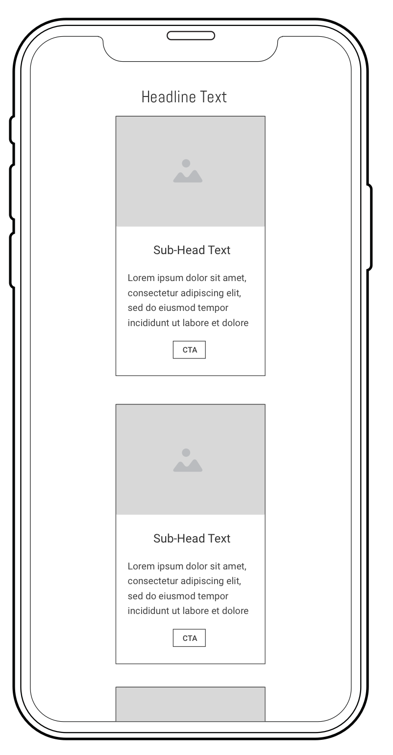 Georgia Tech Mobile Site Before